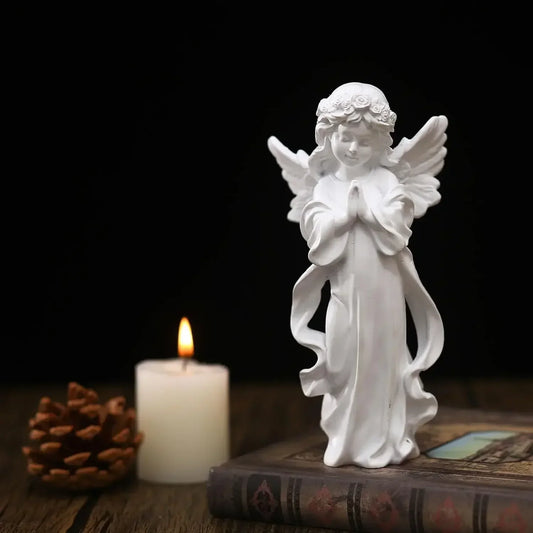 Holy Prayer Angel Statue – Holy Maiden Art for Home & Garden Catholic Decoration